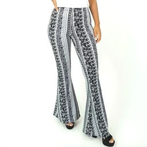 Forever 21 Women’s Boho Stretch Flare Bottom Pants